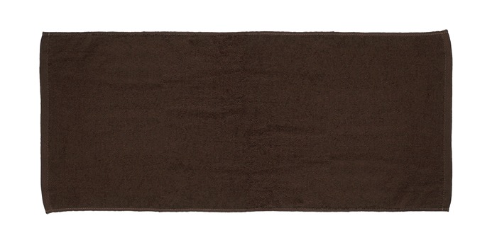 フェイスタオル 34×85cm 薄手の業務用タオル 200匁 ブラウン 茶色 施術用タオル