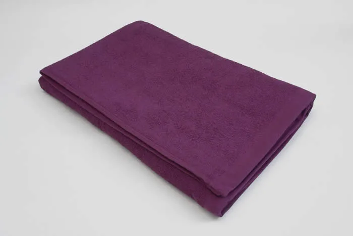 バスタオル 業務用タオル 90×150cm 1300匁 パープル 紫色