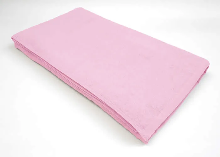 業務用タオルシーツ ピンク エステサロン カラー 施術用 ベッドタオル 10枚セット まとめ買い 安い 特大 大判
